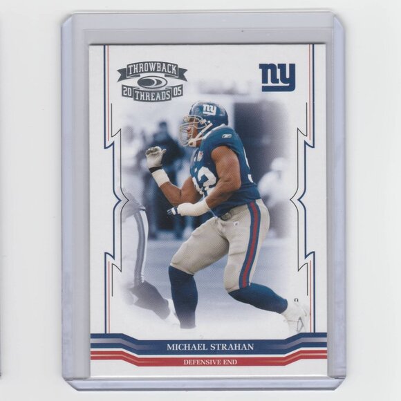 Michael Strahan Rookie Card NY Giants HOF Defensive End ESPN Analyst GMA Host!! - Picture 4 of 5
